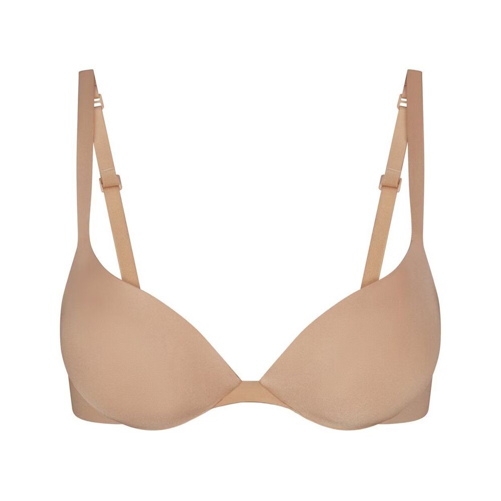 Skims Ultimate Push up Plunge Bra Clay Size 34DD